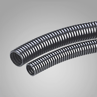 Plastic corrugated (wave tube) hose